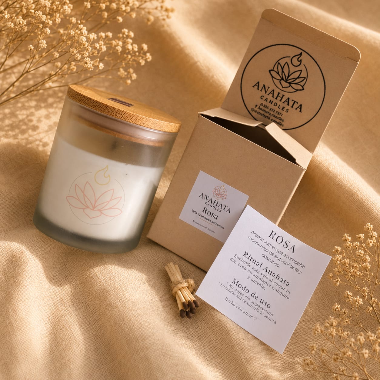 Vela Anahata Candles